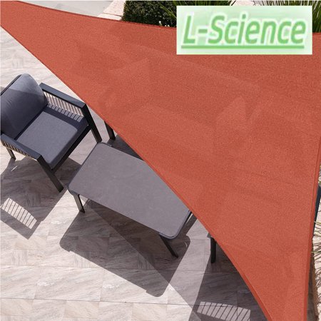 Sun Shade Sail Equilateral Triangle UV Bloack Patio Canopy for Outdoor Lawn Garden