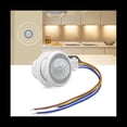 thumbnail image 2 of 2Pcs Motion Sensor Light Switch 110-220V PIR Sensor Smart Detection Time Delay Adjustable Infrared Induction Detector,2 * control switch,White, 2 of 7