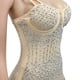 thumbnail image 5 of Gibobby Vestido sexy OS6618 europea y americana moda mujer club nocturno Sexy malla transparente vestido con tirantes calientes（Beige， S), 5 of 5