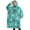 Turquoise Christmas Tree, variant on Oversized Wearable Blanket Hoodie,Red Christmas Tree Pattern Sherpa Blanket Hoodie with Super Pockets,Super Warm Fuzzy Pullover for Women & Men
