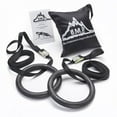 thumbnail image 1 of Black Mountain Products Gym Rings Black Multi-Use Exercise Gymnastics Rings, Black, 1 of 1