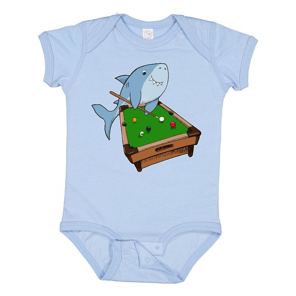Inktastic Pool Shark Boys or Girls Baby Bodysuit