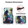 thumbnail image 3 of Salouo Cosmic Cat In Window for 4-Piece Floor Mats, Custom Fit Car Mats All-Weather Car Foot Mats Automotive Floor Mats for Cars, Trucks, SUVs, Vehicle Floor Liner, 3 of 7