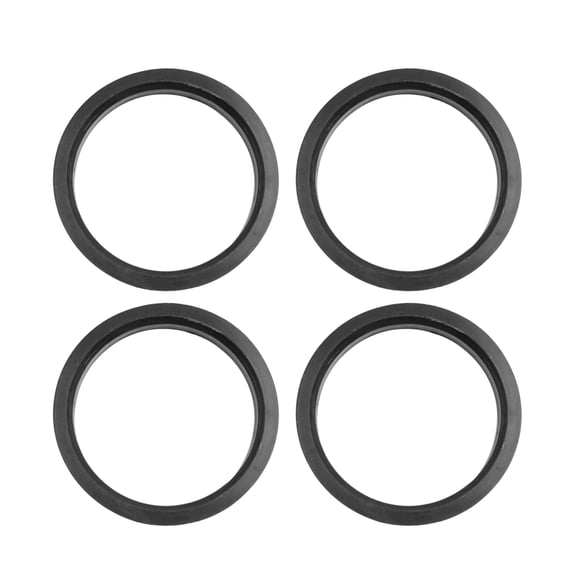 Hub Centric Rings Wheel Bore Center 73.1 to 63.4mm Black Plastic 4pcs