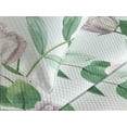 thumbnail image 3 of Ambesonne Vintage Quilted Coverlet 3 Pcs, Romantic Branches Flowers, King Size, Mauve and Fern Green, 3 of 4