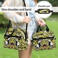 thumbnail image 5 of HUIACONG Camouflage with Dinosaur Skeleton Print Insulated Lunch Bag, Aluminum Film Material Durable Portable Insulated Lunch Tote for Frequent Travelers, 5 of 10