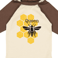 thumbnail image 4 of Inktastic Honeycomb Queen Bee Girls Long Sleeve Baby Bodysuit, 4 of 5