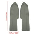 thumbnail image 3 of 1 Pair Synthetic Leather Car Front Door Panels Armrest Cover Gray for 2006-2011 Honda Civic Sedan, 3 of 4