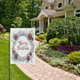 thumbnail image 5 of Silver Metallic Decorative Frame Garden Flag Double Sided Outdoor Banners Yard Flags for Garden Home Holiday Decorations, 5 of 6
