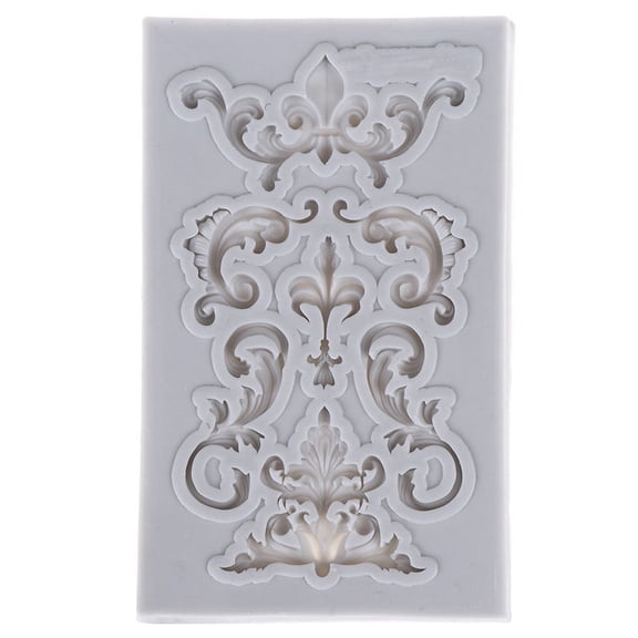 Vintage Relief Border Silicone Mold Scroll Fondant Molds Cake Decorating Tools