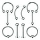 thumbnail image 1 of Piercing de cuerpo Sunnimix 10Pcs 16g 10mm 8mm, 1 of 8