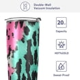 thumbnail image 4 of GZHJMY Leopard Tumbler with Lid & Straw,Reusable Double Wall Stainless Steel Vacuum Insulated Travel Mug, 4 of 7