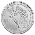 thumbnail image 2 of 2024 Niue 1 oz Silver Icons of Inspiration: Johannes Gutenberg BU, 2 of 4