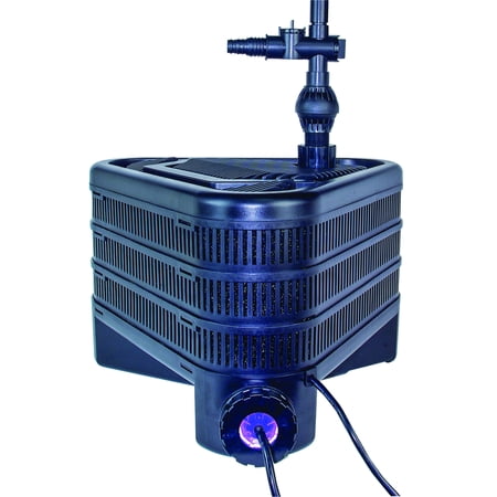 2000 Pond - Pond Filter ALL-IN-ONE TRIPLE with UV Sterilizer for up to 2000 Gallons Pond - Includes Quiet One® 4000 Pump