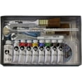 Bob Ross Master Paint Set with Brushes, Hobby Starter Oil Artist Supplies Kit