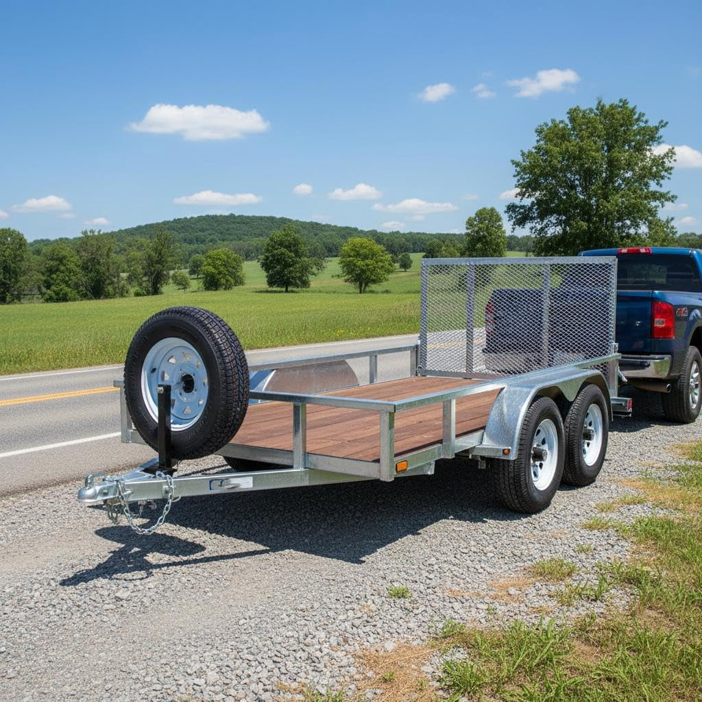 2 Pack ST175/80D13 Trailer Tire and Wheel 5 Lug on 4.5 In Load Range C 1360 lbs Capacity 13 In Rim