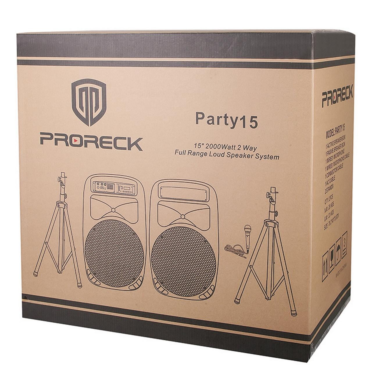 Proreck party best sale speakers