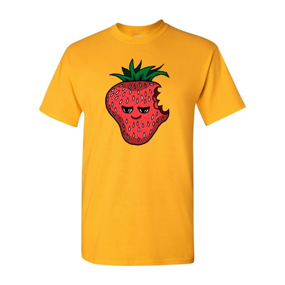 Too Cute To Eat Strawberry Adult DT T-Shirts Tee
