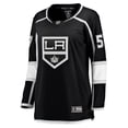 thumbnail image 2 of Women's Fanatics Jacob Moverare Black Los Angeles Kings Home Breakaway Player Jersey, 2 of 3