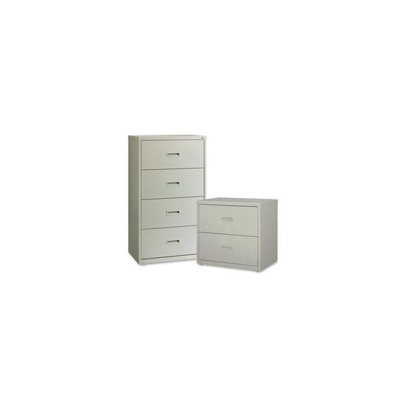 Lorell Lateral File - 30" x 18.6" x 52.5" - 4 x Drawer(s) for File - A4, Legal, Letter - Interlocking, Leveling Glide, B