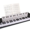 54 61 76 88 keys Piano and Keyboard Note Chart Chord Chart For