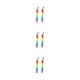 thumbnail image 5 of Pendientes de Gota Sonducket Joyería Geométrica Colorida Clip para Oreja, 5 of 6