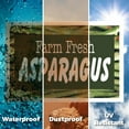 thumbnail image 6 of Farm Fresh Asparagus Yard Sign 12 Inch x 16 Inch Double Sided Weatherproof Heavy-Duty Plastic with Stake | Local Vegetables, Healthy Choices, Freshly Picked | Made in USA, 6 of 7