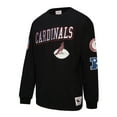 thumbnail image 4 of Men's Mitchell & Ness  Black Arizona Cardinals Training Camp Vintage Logos Long Sleeve T-Shirt, 4 of 5