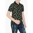 thumbnail image 1 of BOYS POLO SHIRT KNIT YELLOW INDIGO, 1 of 5