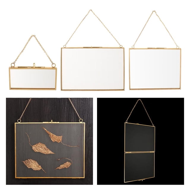 Juego De De Fotos De Transparente De Montaje En Pared De La En Mal Estado Con Gancho + Cadena Macarena Marco de muestra para colgar en la pared