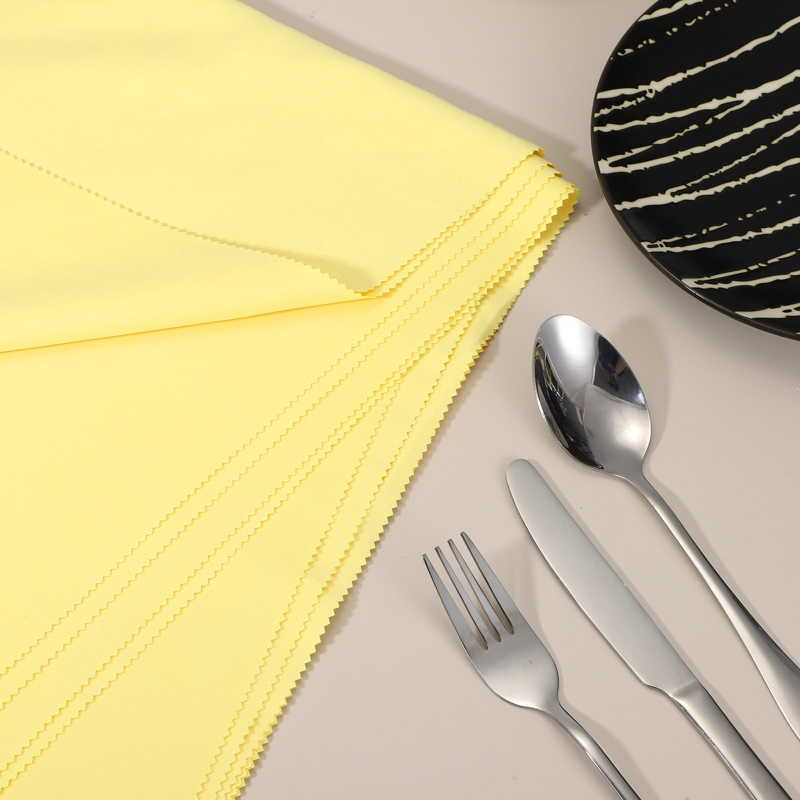 Uxcell 2Pcs Anti-Tarnish Silver Cloth, 6.6 x 3.3 ft Polishing Cloth, Yellow