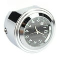 thumbnail image 2 of Handlebar Mount Clock Aluminum Alloy + Electroplating  Glossy Handlebar Mount Watch, Durable For 7/8" 1" Handlebar, 2 of 8
