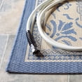 thumbnail image 4 of Safavieh Courtyard Eva Oriental Indoor/Outdoor Area Rug, Natural/Blue, 4' x 5'7", 4 of 10