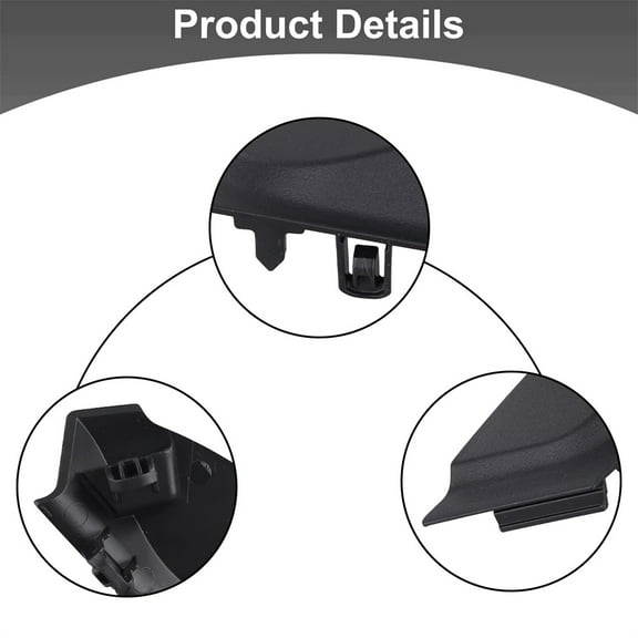 Zyutaosan 1Pair Car Front Windshield Side Spoiler Cover Cap For Toyota Corolla 2020-2024