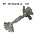 thumbnail image 6 of 55/60 Degree Metric Inch Thread Plug Gauge Pitch Gauge Measuring Lathe Tool Metric English System, 6 of 8