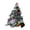 Turtle, variant on Turtle-Stacked Christmas Tree Acrylic Ornament 4.72in, 2D Flat Ocean Animal Hanging Decor with Gold String, Cute Marine Holiday Pendant for Tree Window Home