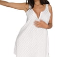 thumbnail image 5 of Bxsruta Womens Summer Beach Cover Up Swimwear Casual V Neck Sleeveless Mini Dress, 5 of 6