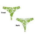 thumbnail image 3 of Fotbe Green Various Lemons Tanga Sin Costuras para Mujer con Estampado – Panties Invisibles, Transpirables y Cómodos para Uso Diario-XX-Large, 3 of 6