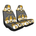 thumbnail image 2 of Naloa Bee Kind Car Seat Covers 2PCs Front Car Seat Covers Universal fit for Most Cars SUVs and Trucks - 1, 2 of 5