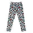thumbnail image 3 of Girls Leggings Cartoon Basic Stretch Legging Toddler Kids Footless Tights Pants 4-12 Years, 3 of 7