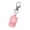 Pink, variant on Stylish Silicone Lipgloss Holder Charm Sturdy Compact Design With Yellow And White Options Keychain Cover