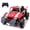 Red&White, variant on 24V 2-Seater Kids Police Ride On Car Electric Off-Road UTV Side by Side with 2WD Powered Wheel Electric Vehicle with Remote Control, Bluetooth, LED Light Gift for Boys and Girls 3+ Aged- Black&White