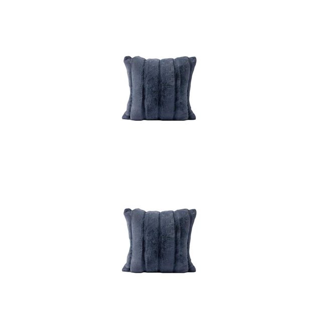 Naiovety Fundas decorativas para cojines, funda de almohada, funda de cojín de poliéster, sofá, dormitorio, coche, sala de estar, gris, Gris 30x50cm 2piezas