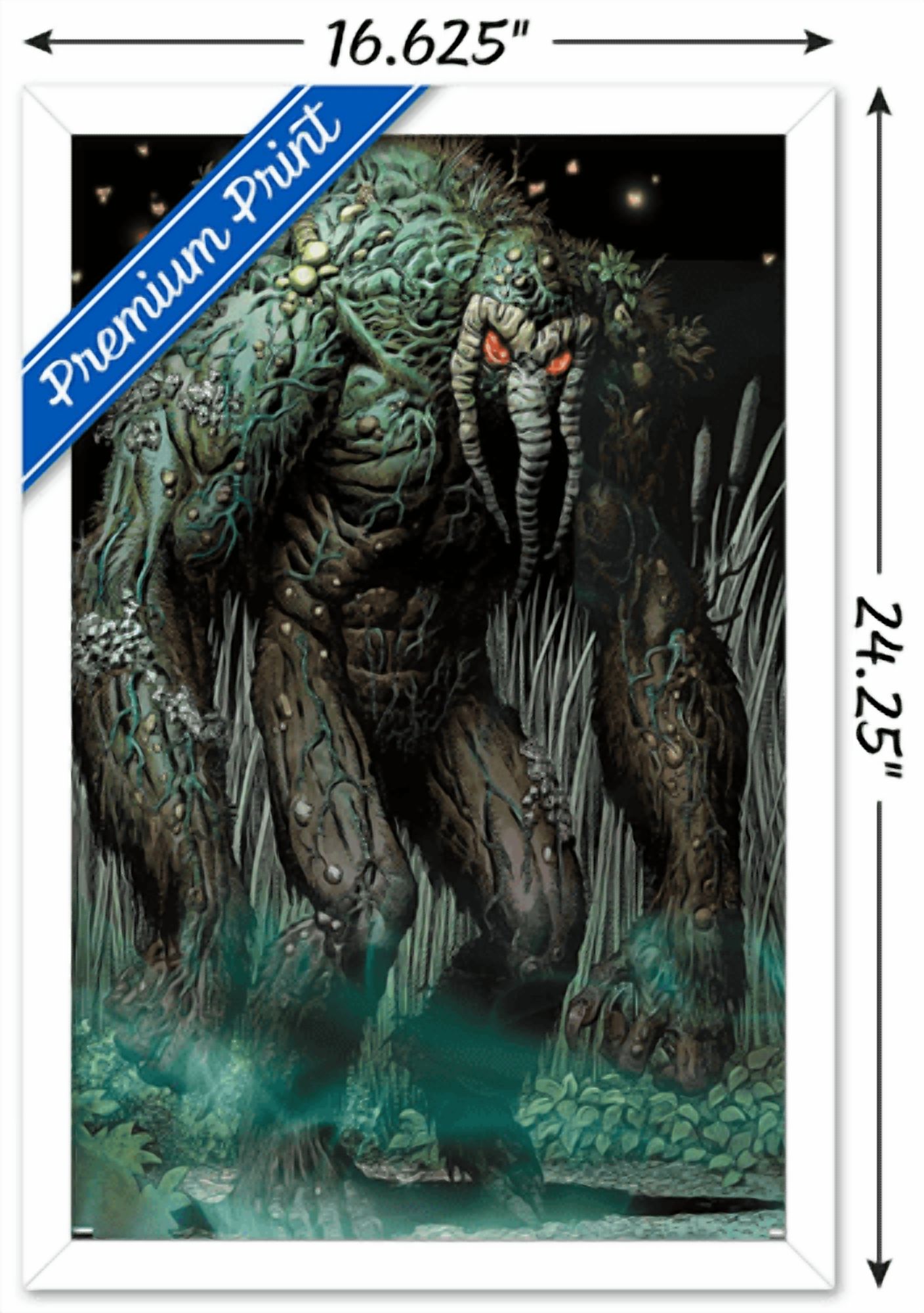 Marvel Comics: Man-Thing: Thunderbolts #154 Wall Poster, 14.725" x 22.375" Framed