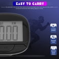 thumbnail image 4 of Miangastore 1 Set Pedometer for Walking Large Screen Sports Pedometer Portable Pedometer with Clip, 4 of 9