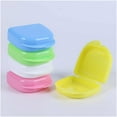 thumbnail image 4 of Fake Tooth Cleaning Case Leakproof Household Small Container Dustproof for Adults Children Teenagers Mouthguard Retainer Organizer Orthodontic Supplies Type1, 4 of 8