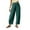 Green, variant on ZyeKqe Womens Pants Elastic Waisted Baggy Pants Casual Loose Fitted Trousers Summer Outfits
