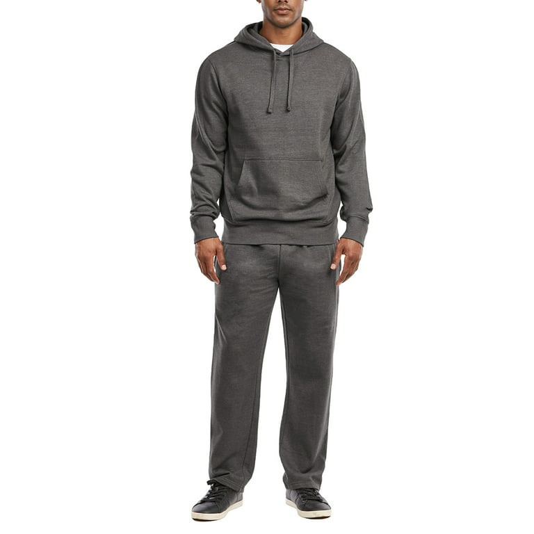 Men's Lightweight Fleece Sweatpants (S, Charcoal Grey Men's Lightweight Fleece Sweatpants (S, Charcoal Grey