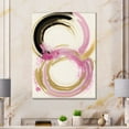 thumbnail image 2 of Designart Pink And Gold Curves IV Canvas Wall Art, 2 of 5