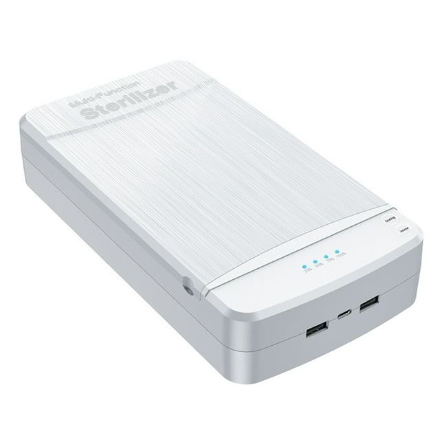 Seitruly Desinfectador de herramientas de uñas portátil USB - Diga adiós al desinfectante de bacterias y gérmenes con máscaras de luz azul Type2 NO2